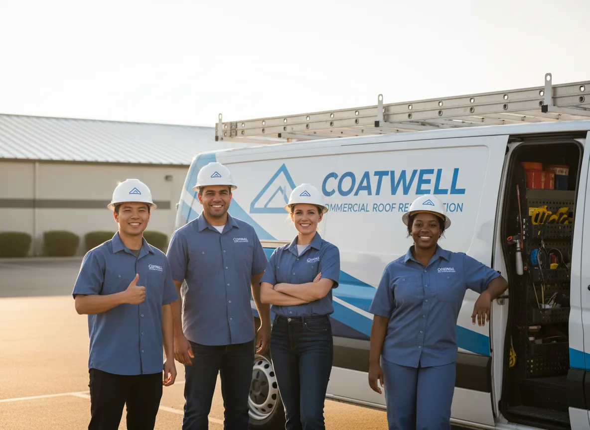 Commercial roof coating company in Dowling, MI